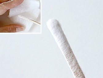 コットンスティックを作ります