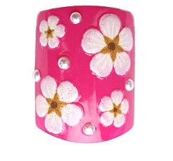 華やか押し花デザイン