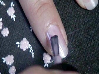 カラーを塗ります